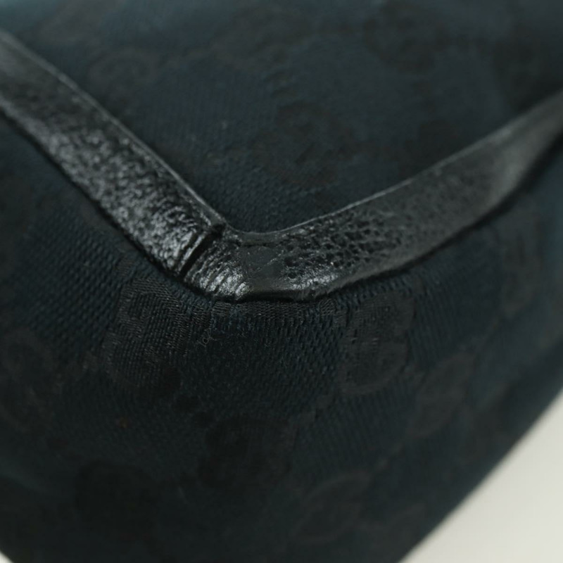 【日本直送】GUCCI GG帆布Abbey手提包 黑色 金色 130939 正品 am11232V-15