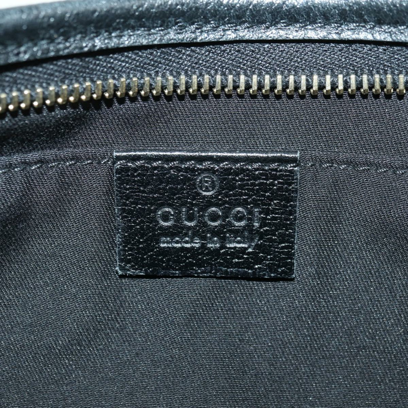 【日本直送】GUCCI GG帆布Abbey手提包 黑色 金色 130939 正品 am11232V-19