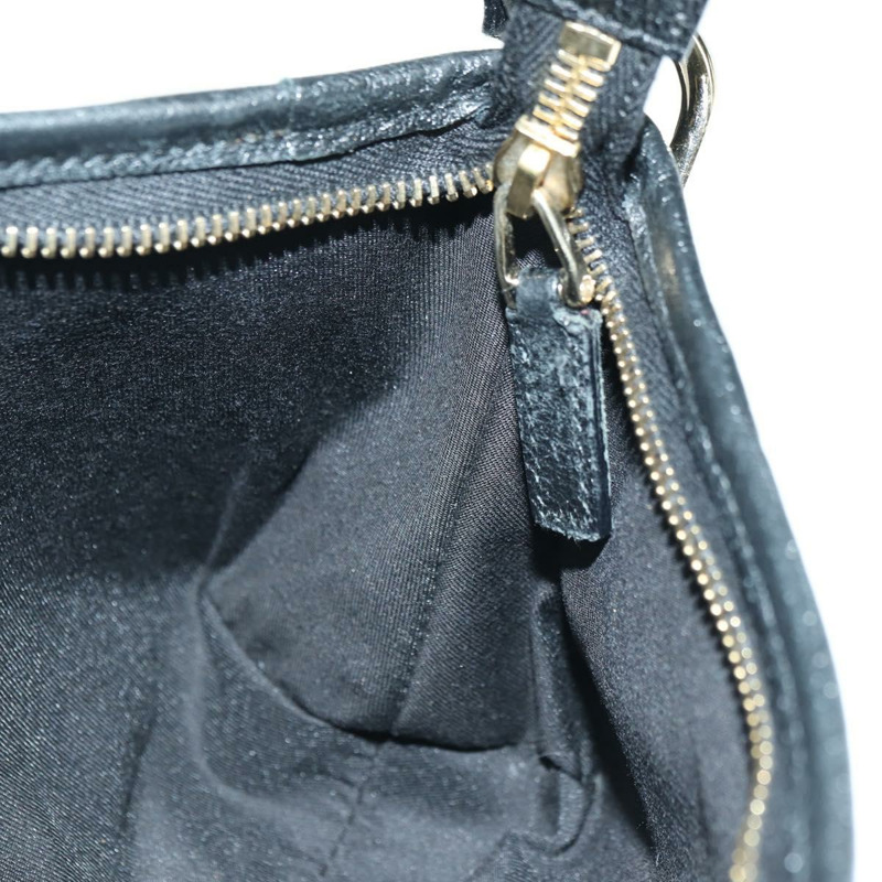 【日本直送】GUCCI GG帆布Abbey手提包 黑色 金色 130939 正品 am11232V-21