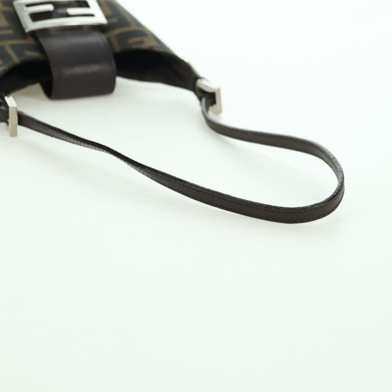 【日本直送】FENDI Zucca帆布Mamma Baguette包 黑色 銀色 棕色 正品 YKZ1596SAM-6