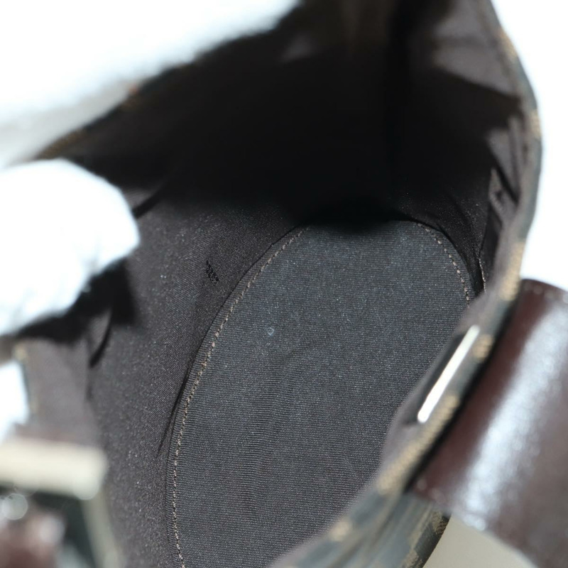 【日本直送】FENDI Zucca帆布Mamma Baguette包 黑色 銀色 棕色 正品 YKZ1596SAM-9