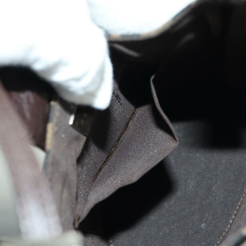 【日本直送】FENDI Zucca帆布Mamma Baguette包 黑色 銀色 棕色 正品 YKZ1596SAM-23