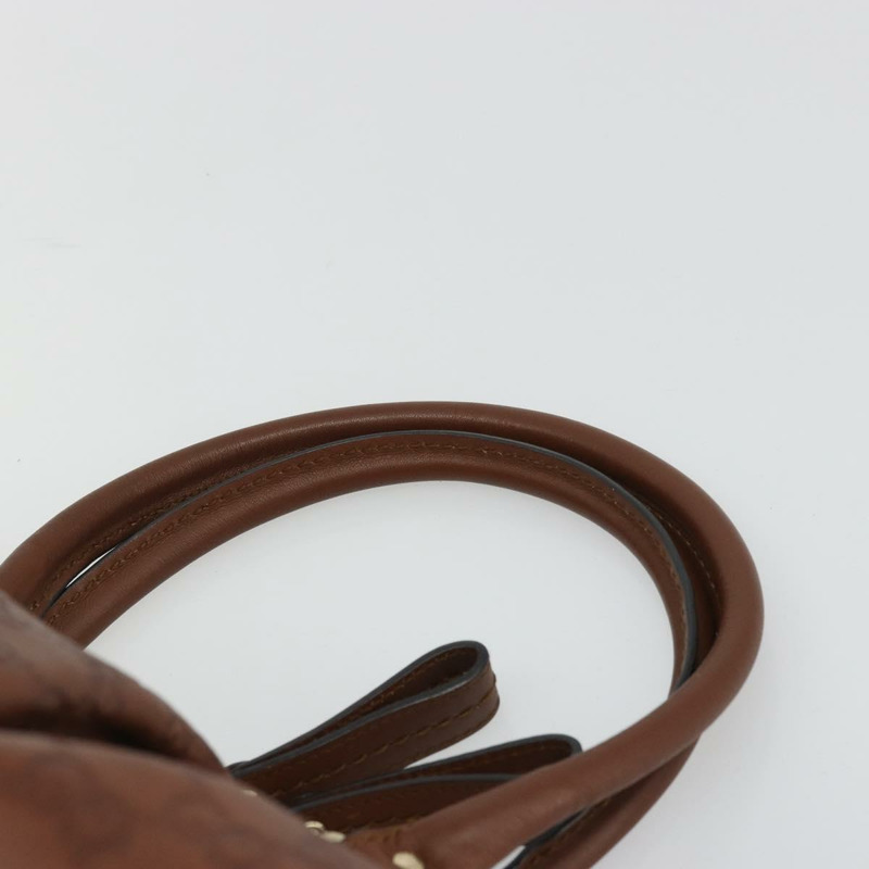 【日本直送】GUCCI GG帆布 Guccissima Sukey 手提包 2way Brown Gold Auth 175483A-7