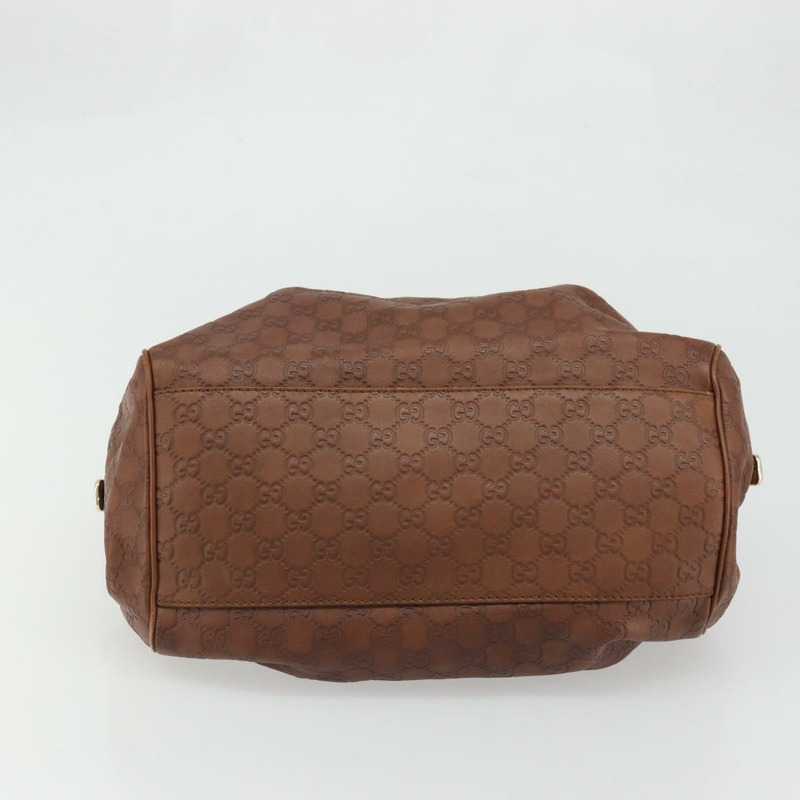 【日本直送】GUCCI GG帆布 Guccissima Sukey 手提包 2way Brown Gold Auth 175483A-8