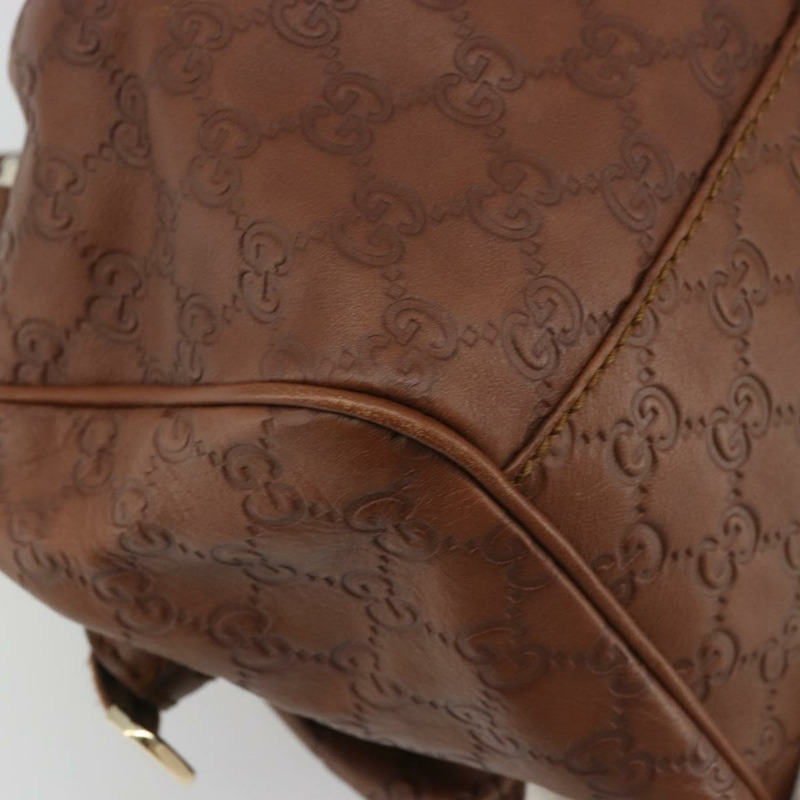 【日本直送】GUCCI GG帆布 Guccissima Sukey 手提包 2way Brown Gold Auth 175483A-10