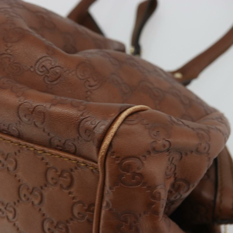 【日本直送】GUCCI GG帆布 Guccissima Sukey 手提包 2way Brown Gold Auth 175483A-11