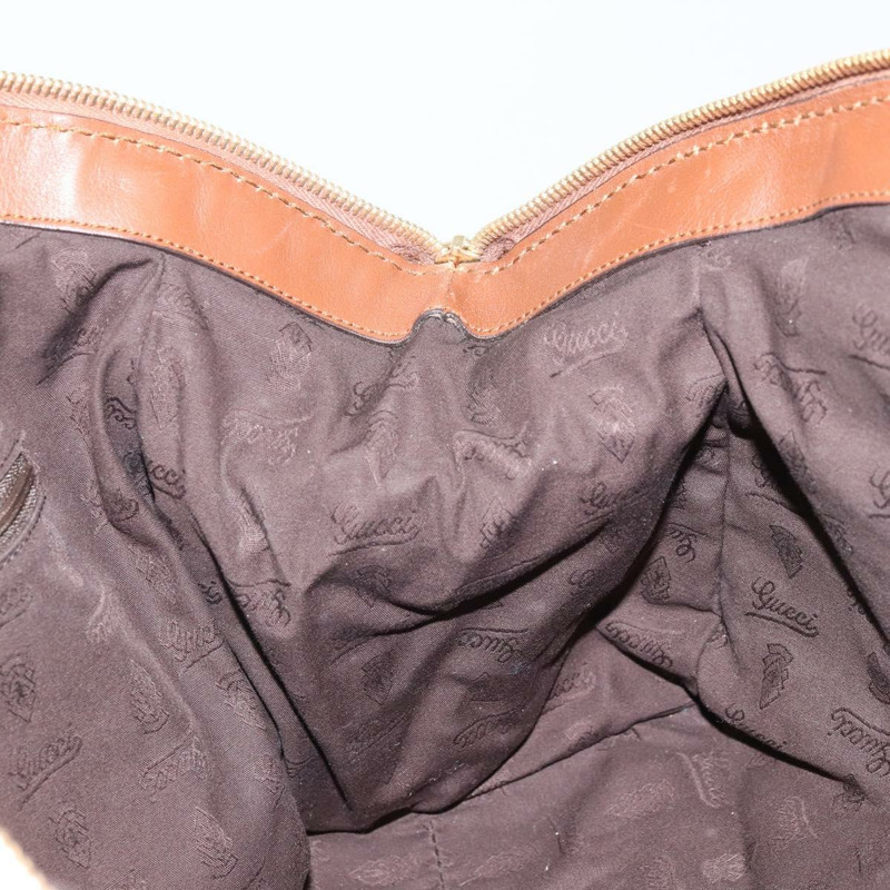 【日本直送】GUCCI GG帆布 Guccissima Sukey 手提包 2way Brown Gold Auth 175483A-17