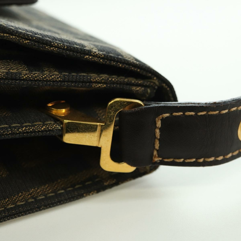 【日本直送】FENDI Zucca帆布肩背包 棕色/黑色 正品 175574SM-7