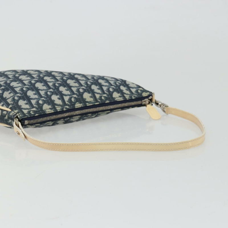 【日本直送】Christian Dior Trotter帆布馬鞍配件包 PVC海軍藍 正品 175480A-6