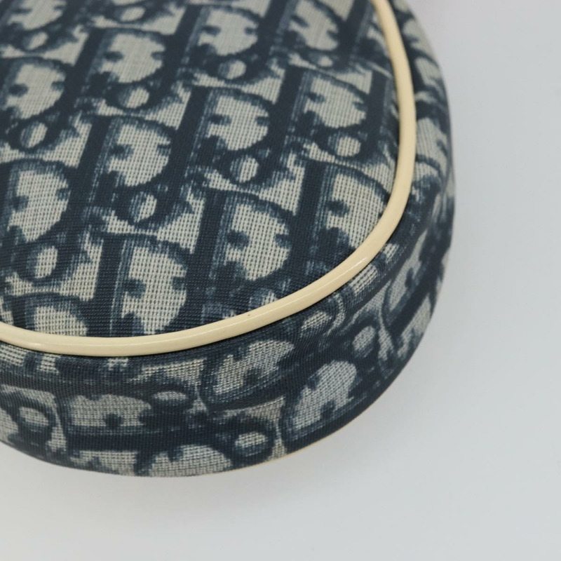 【日本直送】Christian Dior Trotter帆布馬鞍配件包 PVC海軍藍 正品 175480A-9