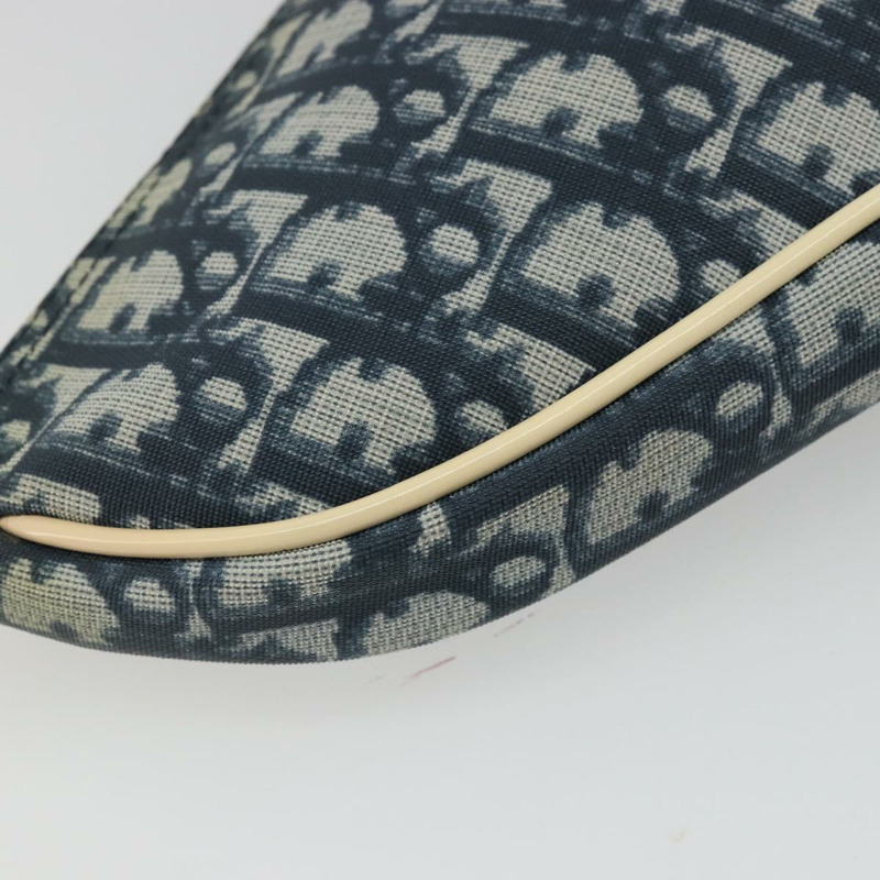 【日本直送】Christian Dior Trotter帆布馬鞍配件包 PVC海軍藍 正品 175480A-10