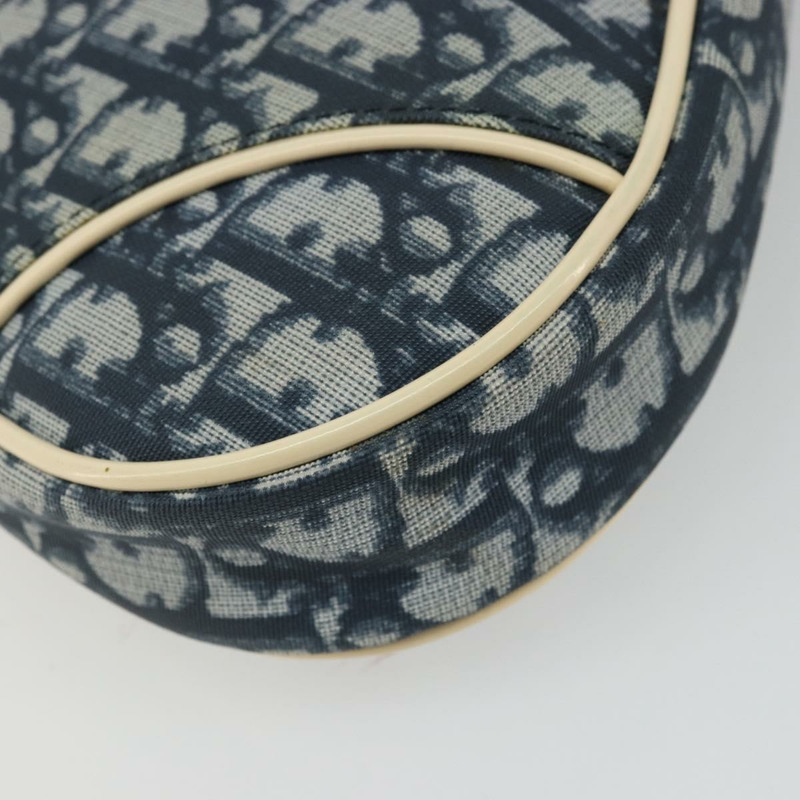 【日本直送】Christian Dior Trotter帆布馬鞍配件包 PVC海軍藍 正品 175480A-12