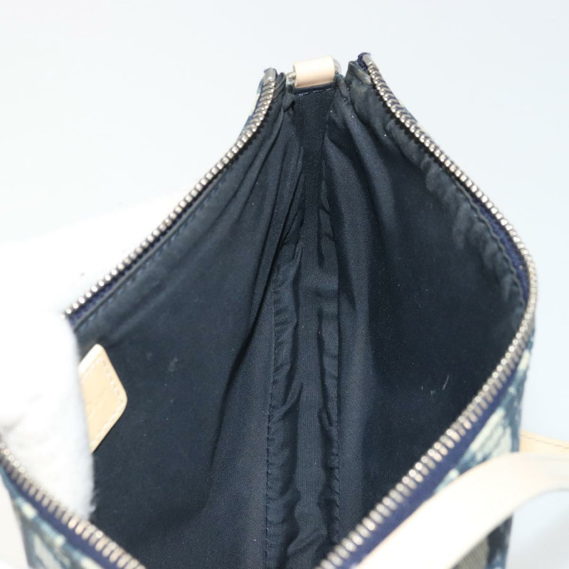 【日本直送】Christian Dior Trotter帆布馬鞍配件包 PVC海軍藍 正品 175480A-16