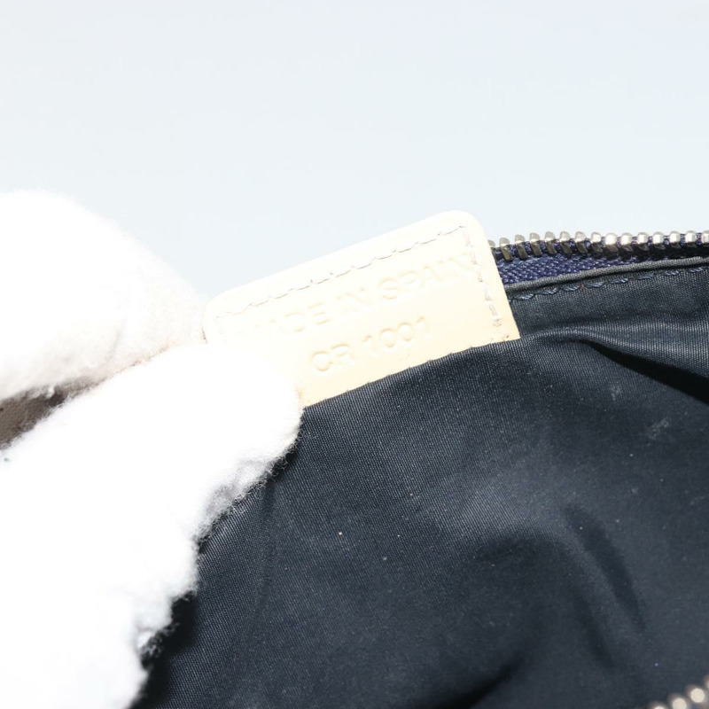 【日本直送】Christian Dior Trotter帆布馬鞍配件包 PVC海軍藍 正品 175480A-18