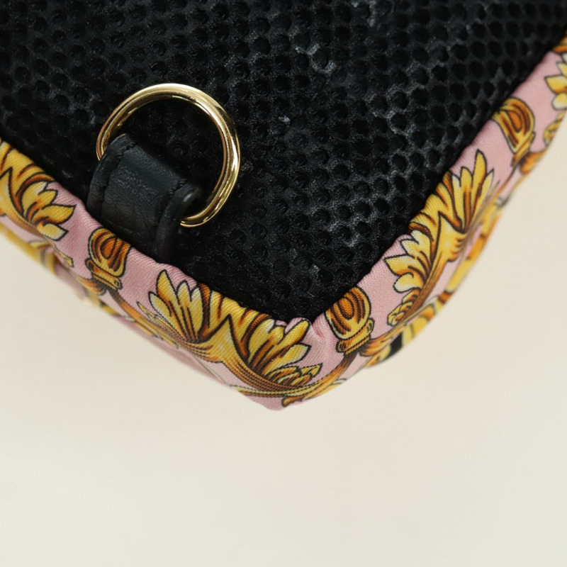 【日本直送】FENDI Zucca 帆布 FENDACE 包 VERSACE 合作粉紅色正品 YKZ1364M-16