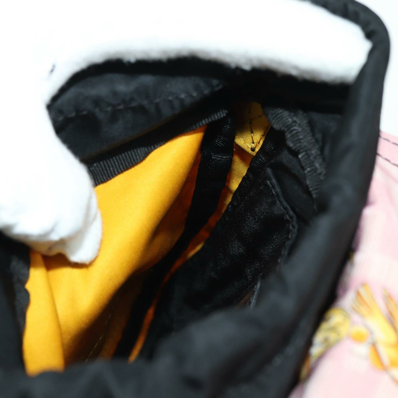 【日本直送】FENDI Zucca 帆布 FENDACE 包 VERSACE 合作粉紅色正品 YKZ1364M-21