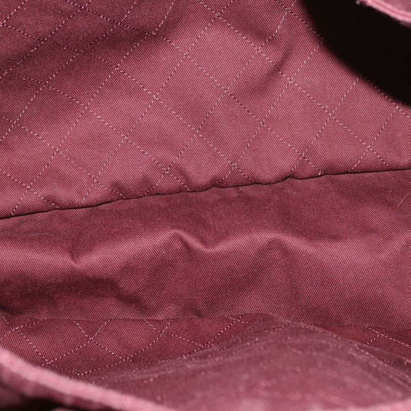 【日本直送】香奈兒女士First帆布手提包 白色 銀色 CC 認證 YKZ1356A-11