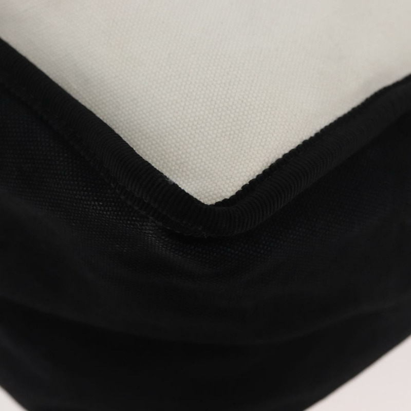 【日本直送】香奈兒女士First帆布手提包 白色 銀色 CC 認證 YKZ1356A-15