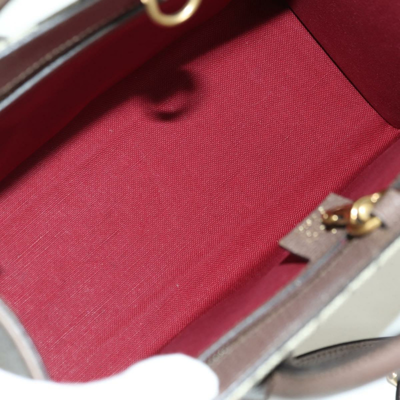 【日本直送】GUCCI GG Supreme 唐老鴨手提包 PVC 兩用 米色金色 648134 正品 YKZ1358M-19