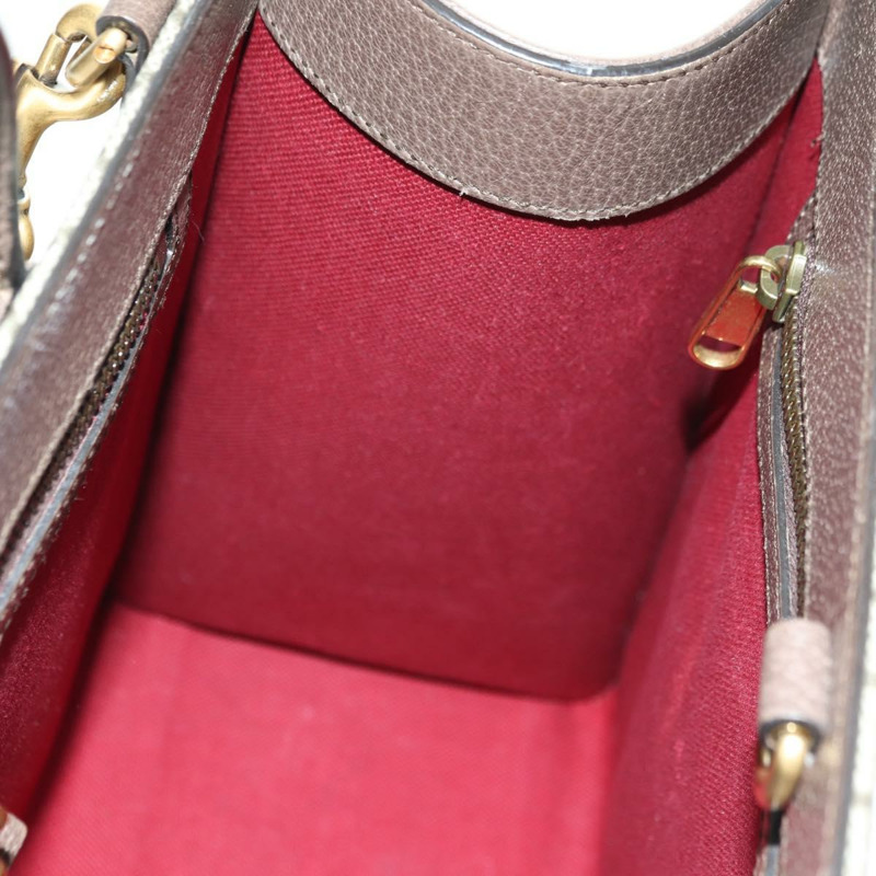 【日本直送】GUCCI GG Supreme 唐老鴨手提包 PVC 兩用 米色金色 648134 正品 YKZ1358M-21