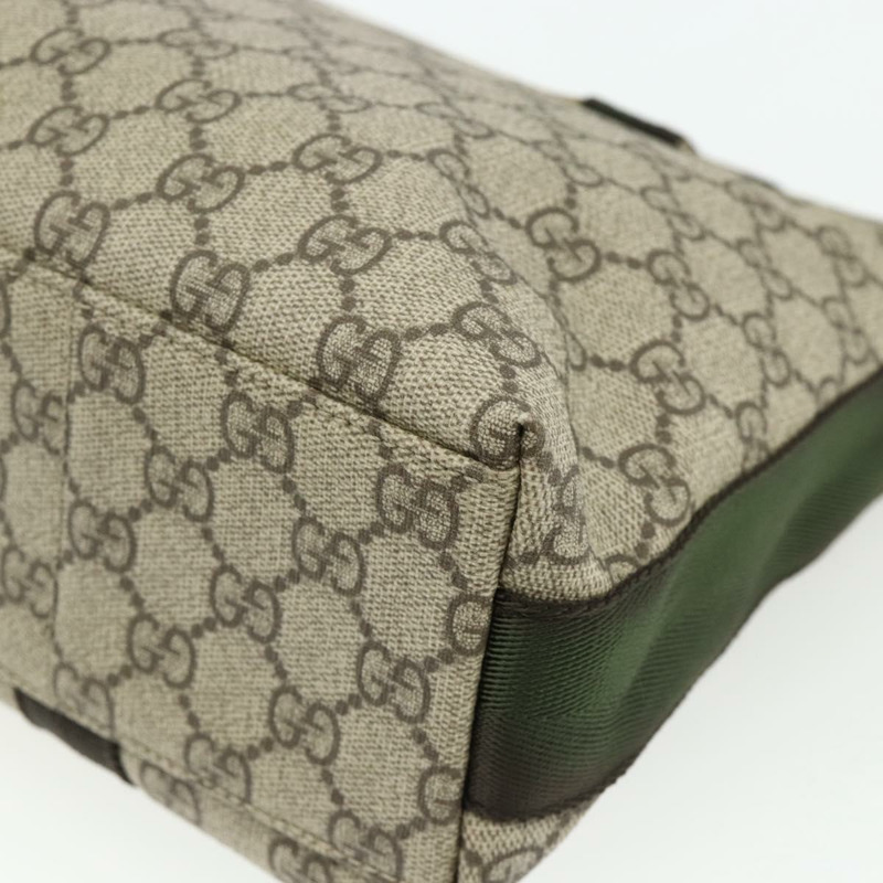 【日本直送】GUCCI GG Supreme 單肩包 PVC 米色 銀色 122373 正品 ka4034A-11