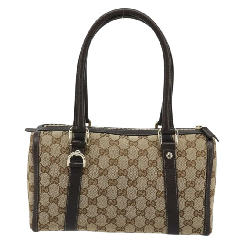 【日本直送】GUCCI Abbey GG帆布波士頓包 米色 金色 130942 正品 yk20240SAV-2