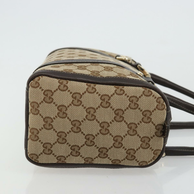 【日本直送】GUCCI Abbey GG帆布波士頓包 米色 金色 130942 正品 yk20240SAV-3