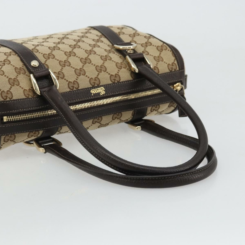 【日本直送】GUCCI Abbey GG帆布波士頓包 米色 金色 130942 正品 yk20240SAV-6