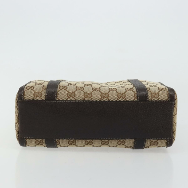 【日本直送】GUCCI Abbey GG帆布波士頓包 米色 金色 130942 正品 yk20240SAV-8