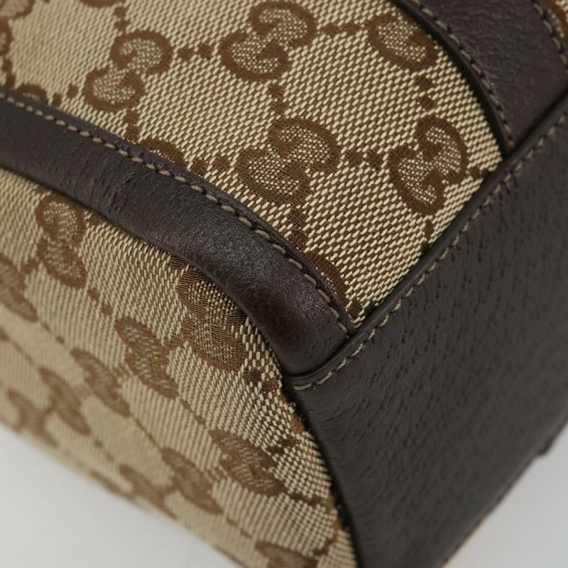 【日本直送】GUCCI Abbey GG帆布波士頓包 米色 金色 130942 正品 yk20240SAV-10