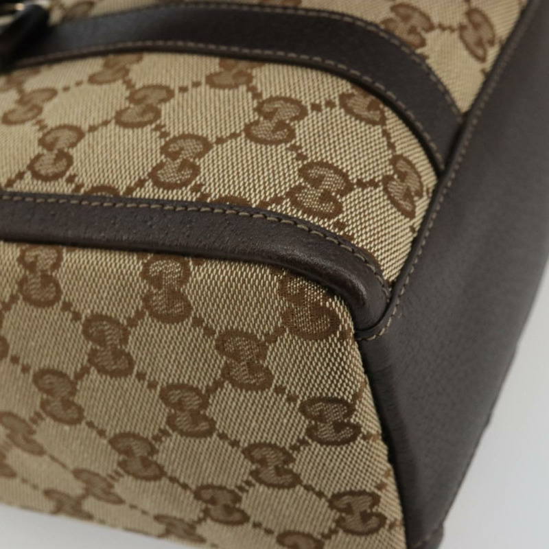 【日本直送】GUCCI Abbey GG帆布波士頓包 米色 金色 130942 正品 yk20240SAV-12