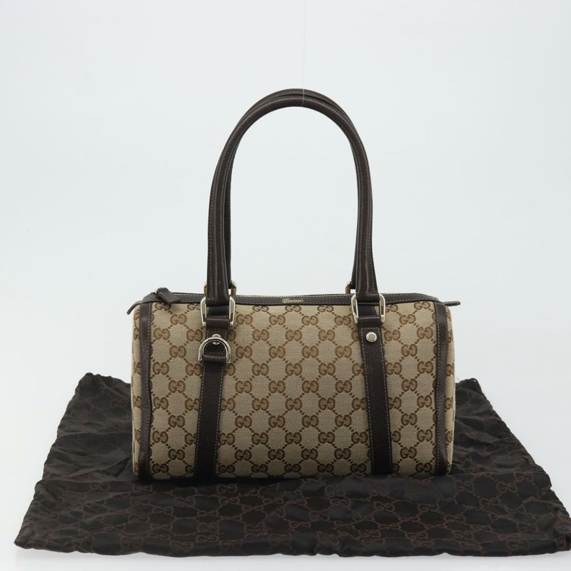 【日本直送】GUCCI Abbey GG帆布波士頓包 米色 金色 130942 正品 yk20240SAV-24