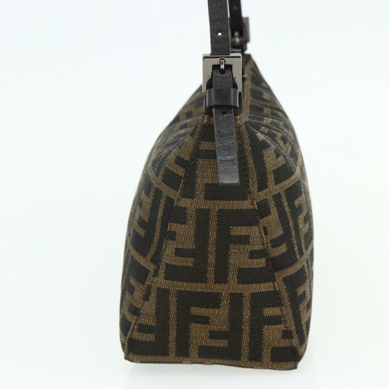 【日本直送】FENDI Zucca帆布手提包 棕色/黑色 正品 yk20241SAV-3