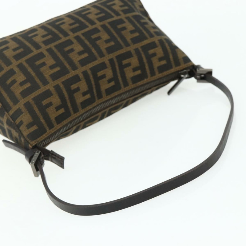 【日本直送】FENDI Zucca帆布手提包 棕色/黑色 正品 yk20241SAV-6