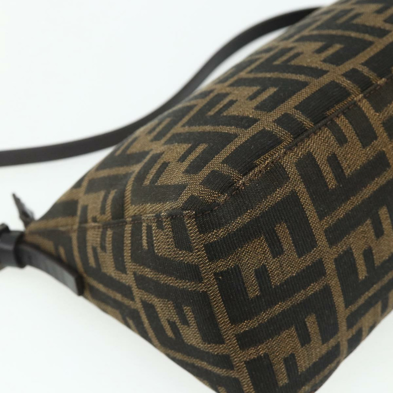 【日本直送】FENDI Zucca帆布手提包 棕色/黑色 正品 yk20241SAV-16