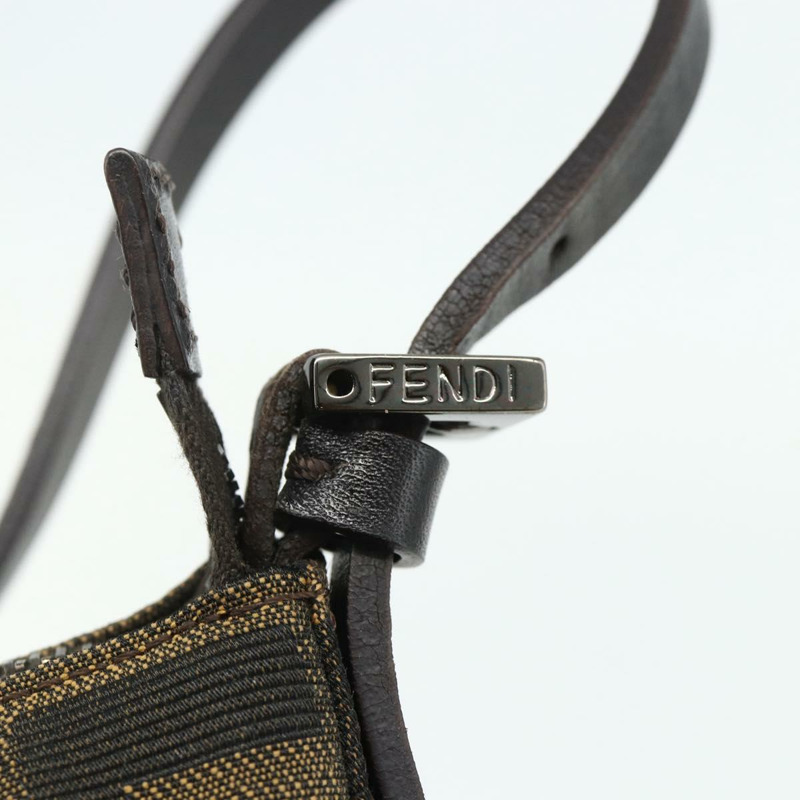 【日本直送】FENDI Zucca帆布手提包 棕色/黑色 正品 yk20241SAV-17