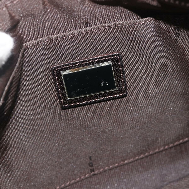 【日本直送】FENDI Zucca帆布手提包 棕色/黑色 正品 yk20241SAV-18