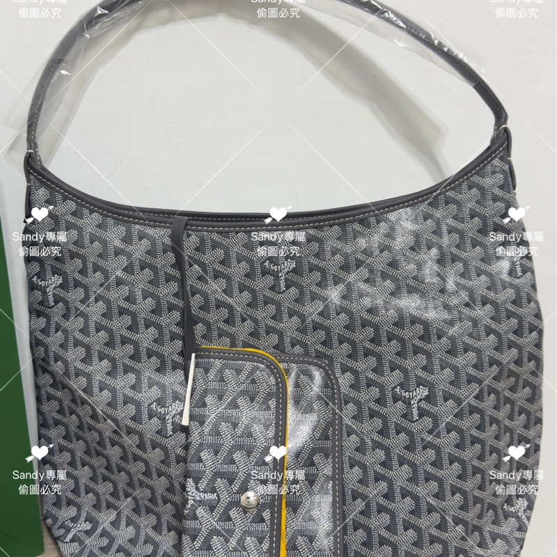 🩶Goyard hobo 灰色 全新全配🩶 現貨-10