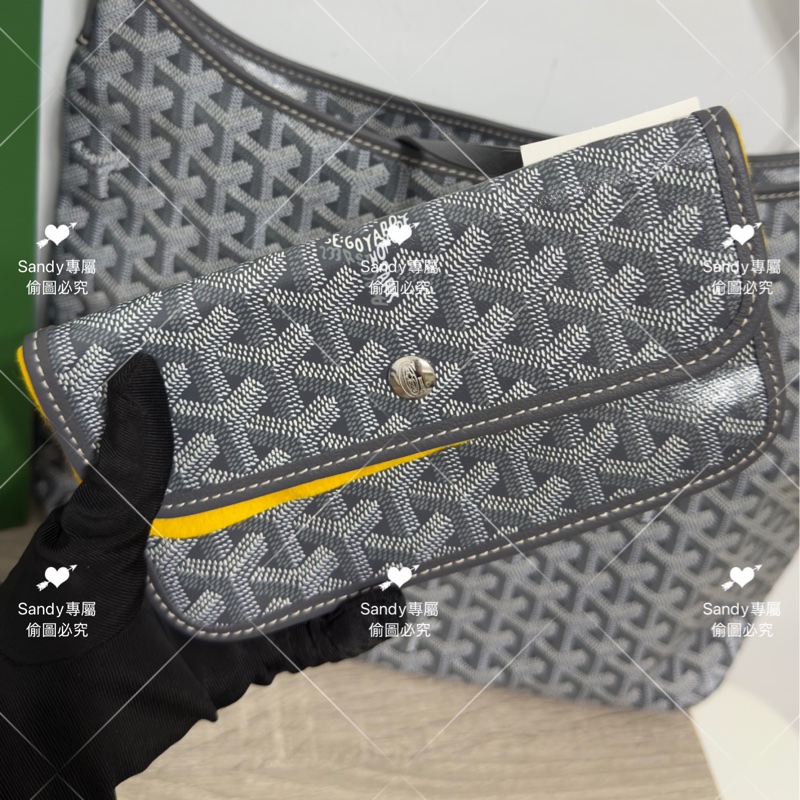 🩶Goyard hobo 灰色 全新全配🩶 現貨-11