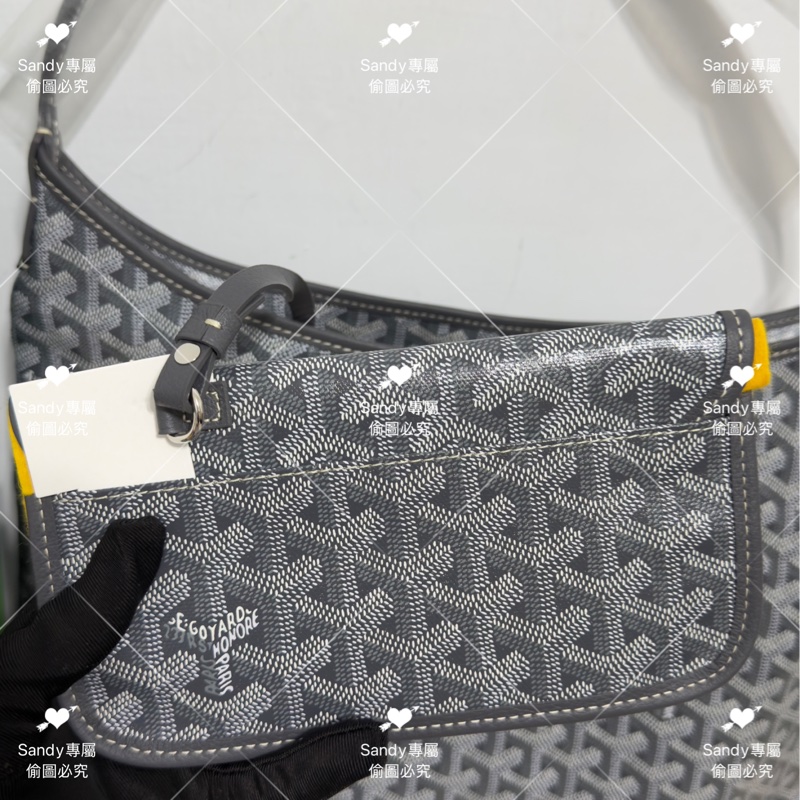 🩶Goyard hobo 灰色 全新全配🩶 現貨-21