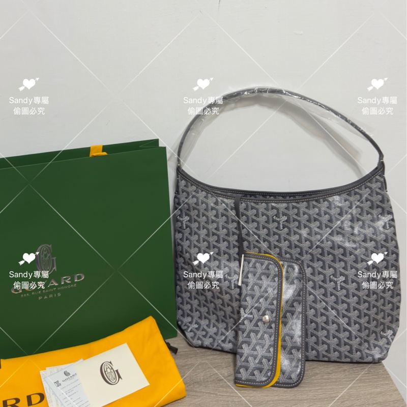 🩶Goyard hobo 灰色 全新全配🩶 現貨-32