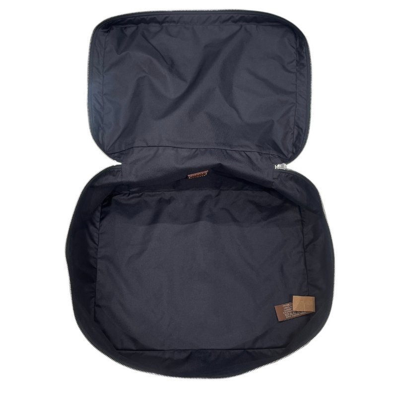 HERMES 愛馬仕 OUZE DE VOYAGE 旅行收納袋 絲綢 綠色 銀釦-15