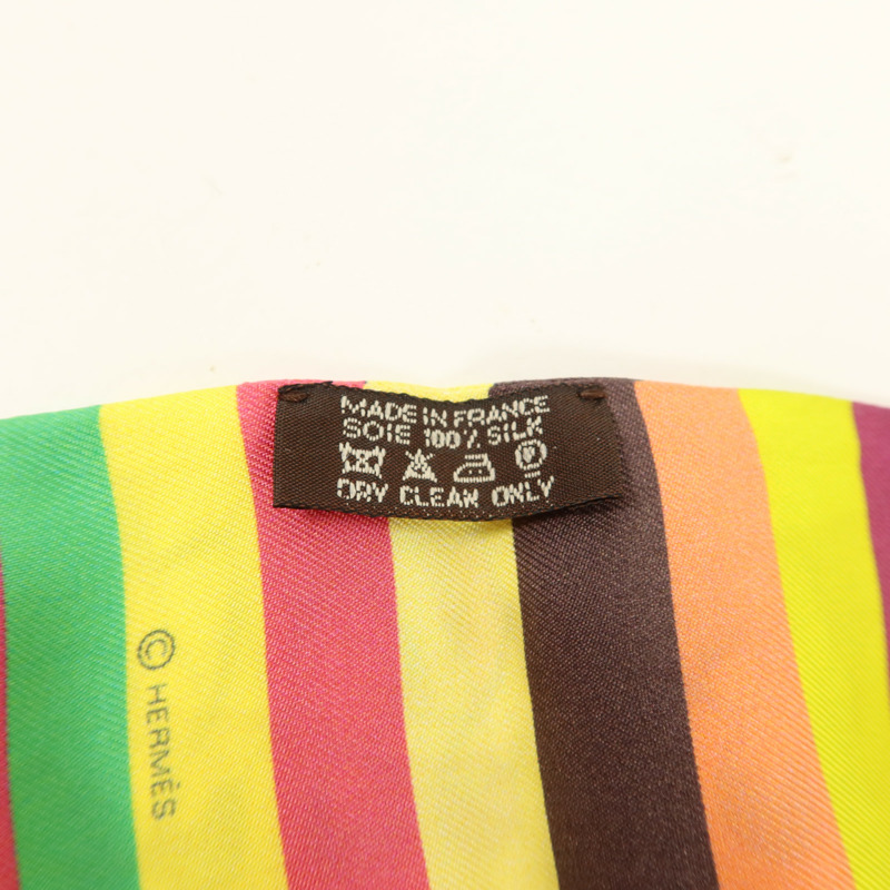 HERMES 絲質Twilly絲巾-6