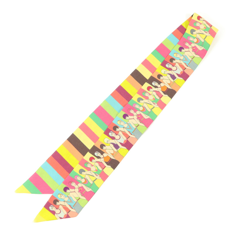 HERMES 絲質Twilly絲巾-1