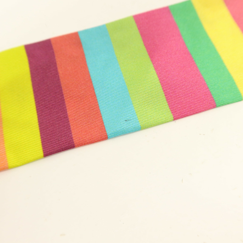 HERMES 絲質Twilly絲巾-7