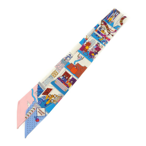 HERMES 絲質Twilly絲巾
