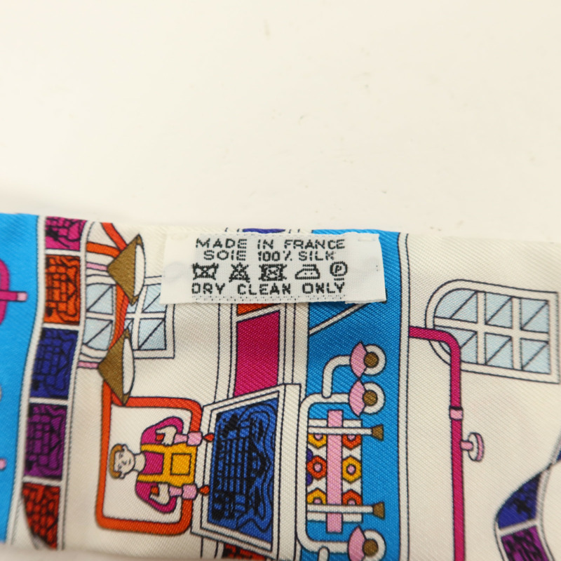 HERMES 絲質Twilly絲巾-6