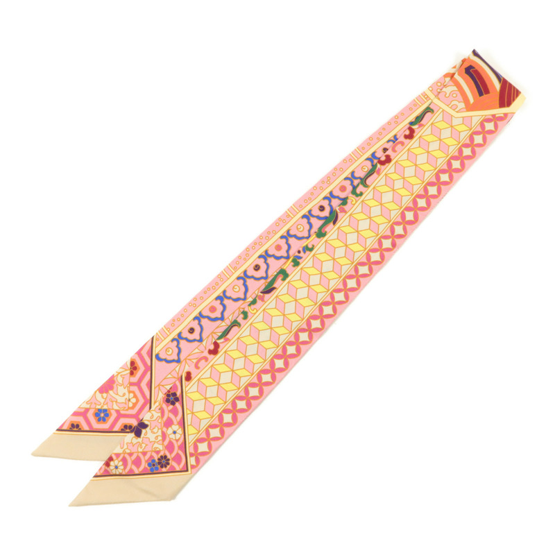 HERMES 絲質Twilly絲巾-1