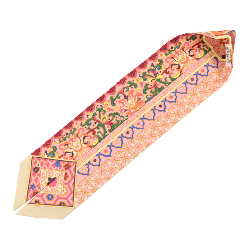HERMES 絲質Twilly絲巾-2