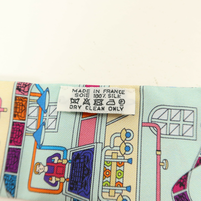 HERMES 絲質Twilly絲巾-6